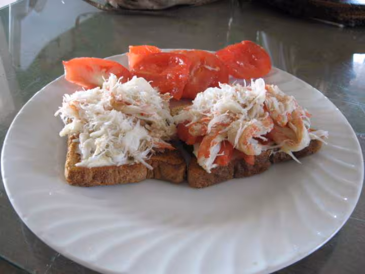 Sandwich au crabe