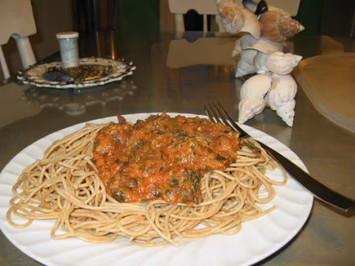 Spaghetti de ble entier