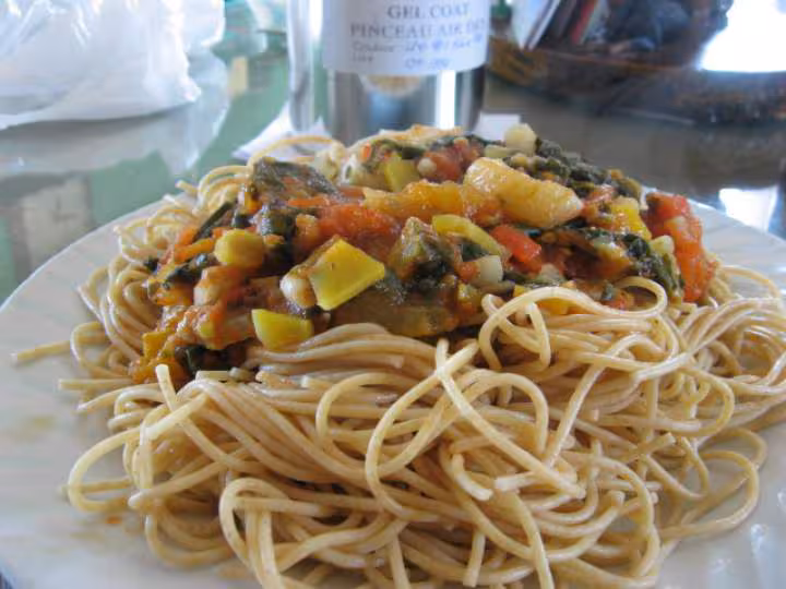 Spaghetti de ble entier