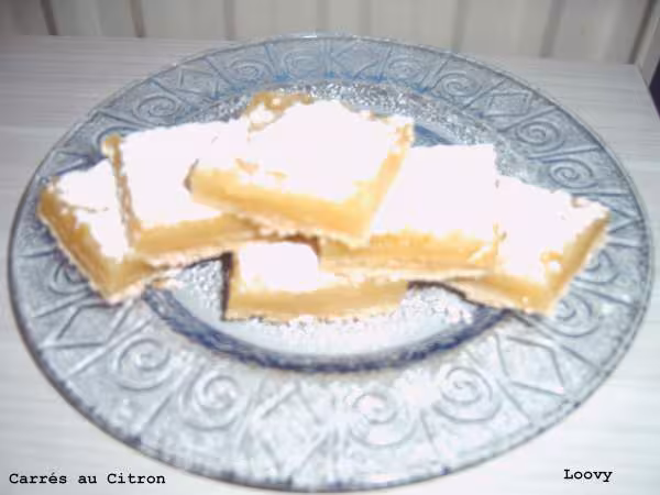 Carres au citron de flore88