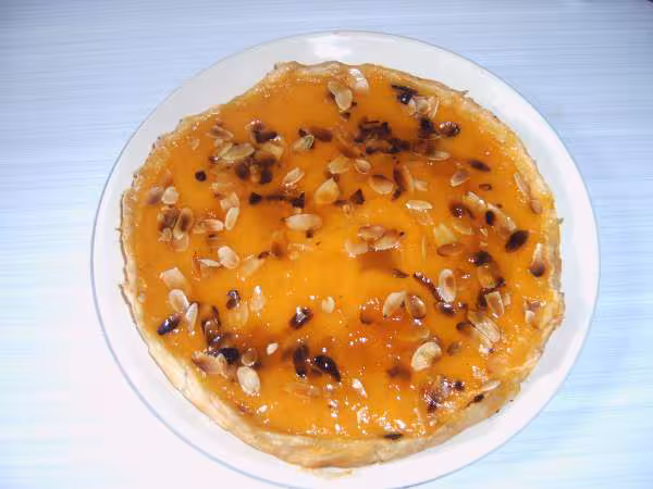 Tarte aux abricots et amandes de noelie