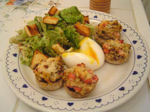 Champignons farcis
