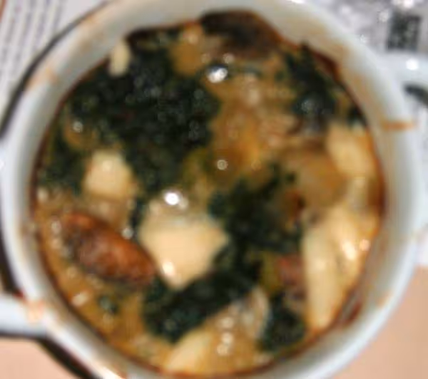 Frittata aux poireau epinards champignons