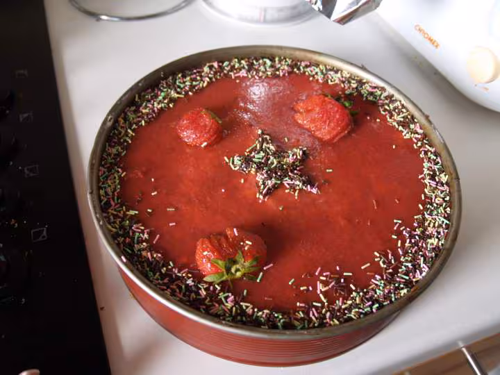 Bavarois fraises