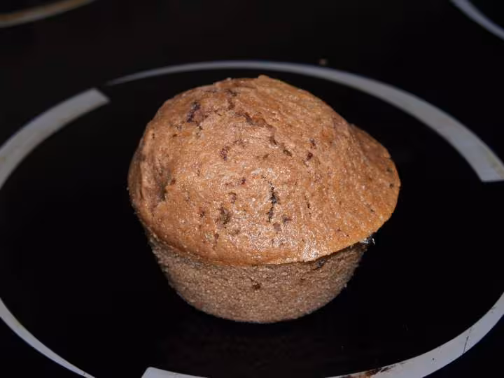 Muffins tout choco avec morceau de chocolat
