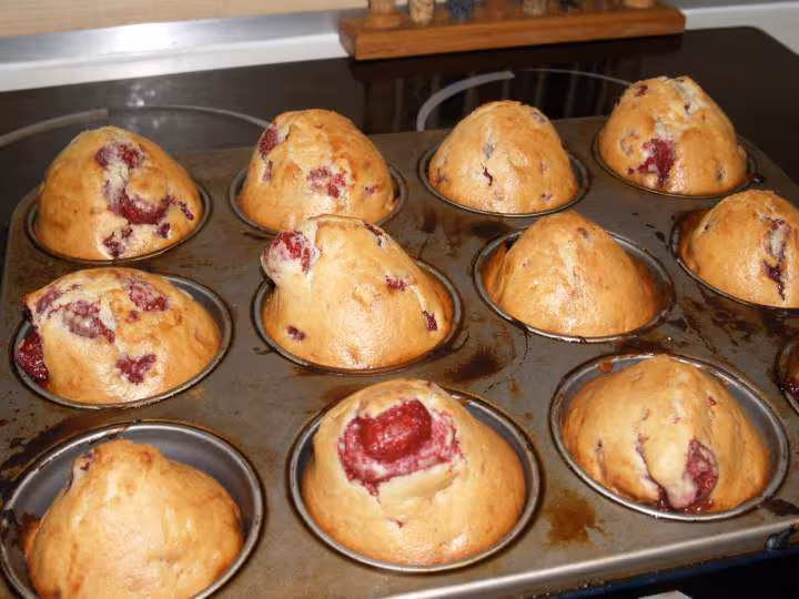 Mufins a la framboise
