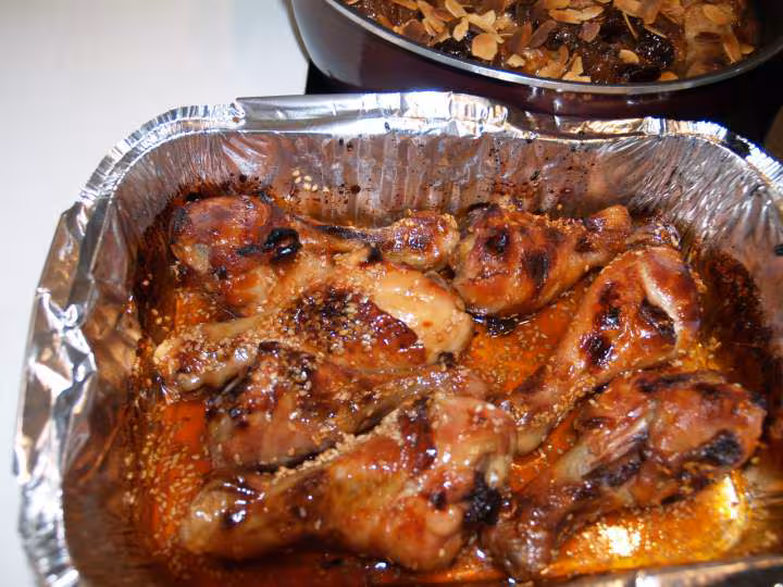 Poulet au miel et sesame