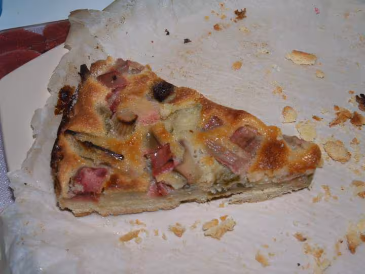 Tarte a la rhubarbe