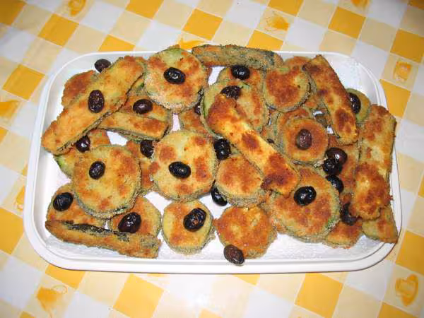 Courgettes panees