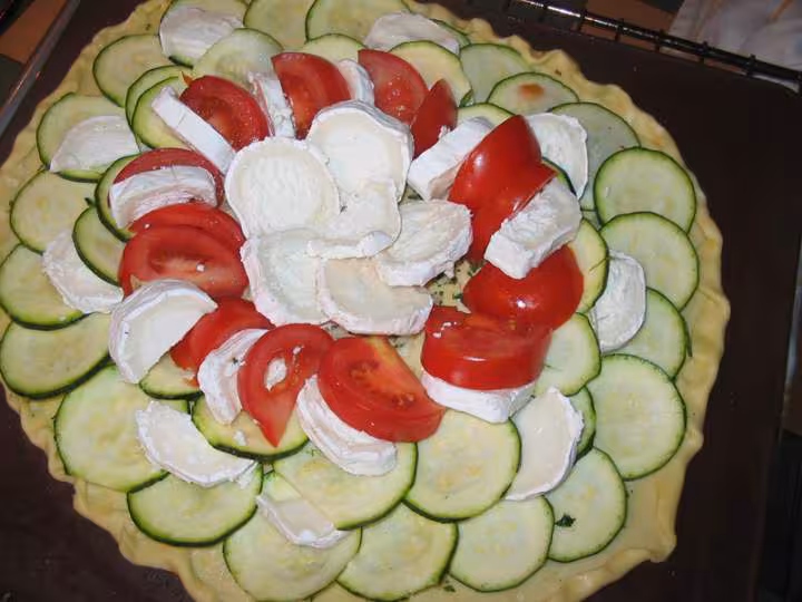 Tarte avant cuisson