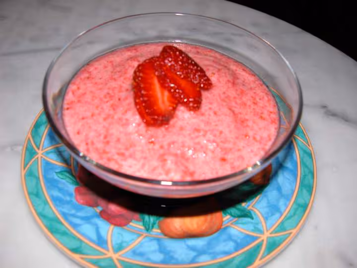 Mousse aux fraises