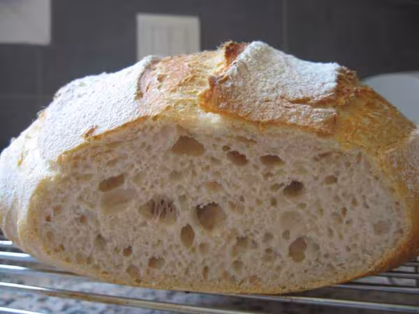 Mie du pain tout levain
