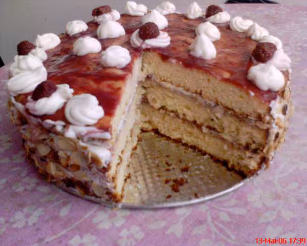 Gateau a la confiture de framboise de chiccamart