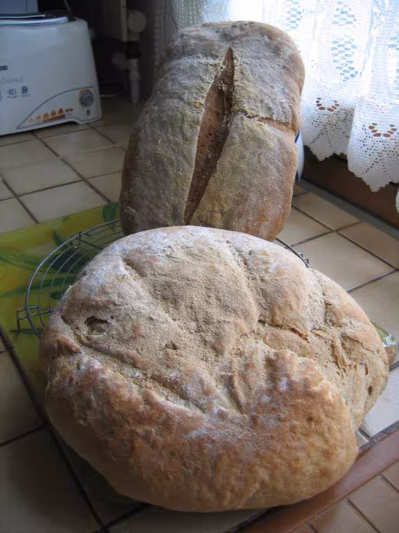 Pave au seigle et pain de campagne