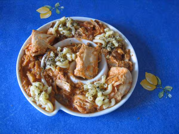 Blancs poulet sauce tomate champiqnons tm21