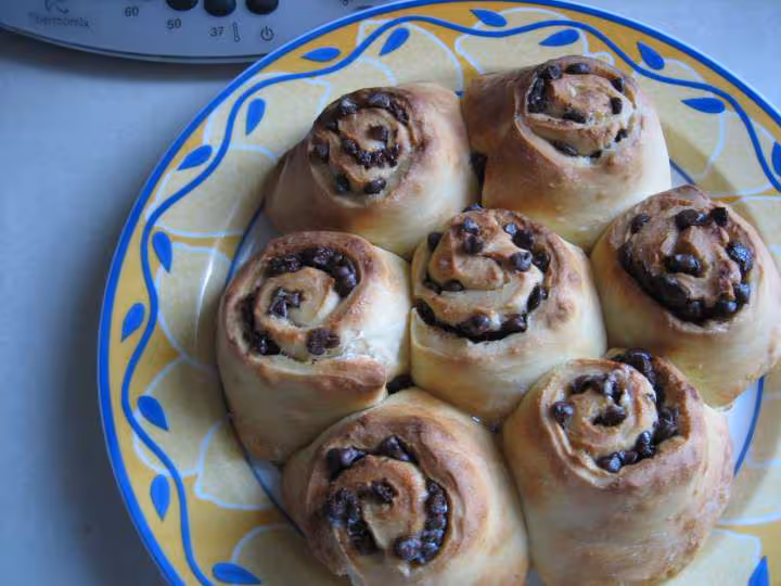Brioche aux pepites de chocolat au tm