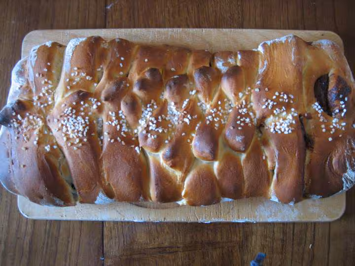 Brioche suedoise au nutella au tm