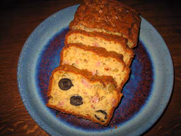 Cake aux olives et au romarin au tm