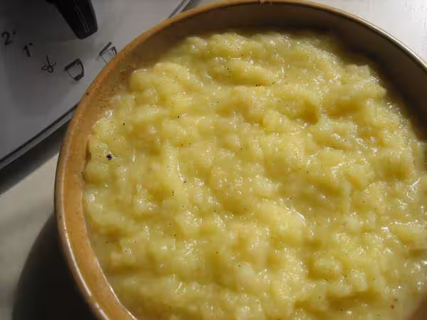 Compote pommes banane vanille au thermomix