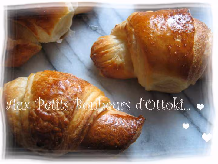 Croissants au beurre au tm de christophe felder