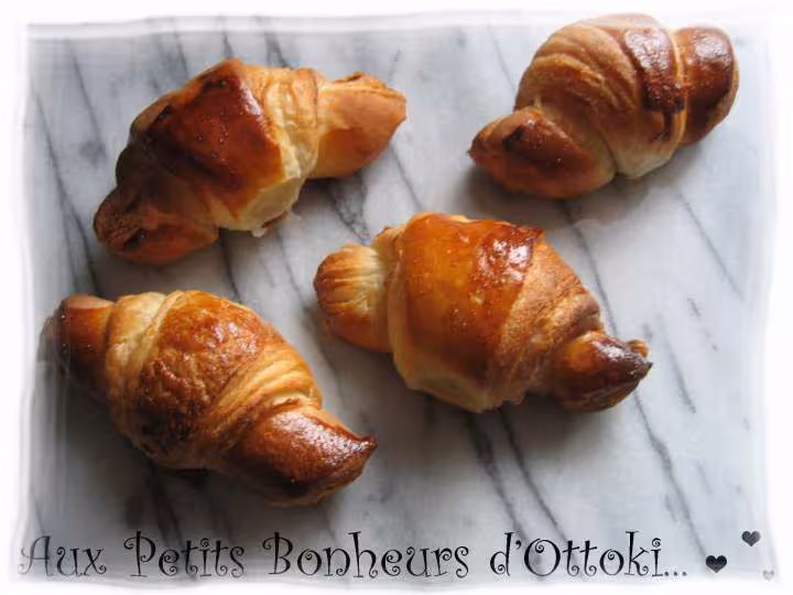Croissants au beurre au tm de christophe felder