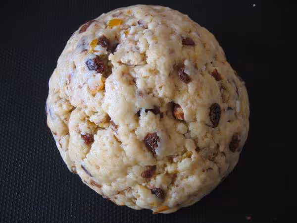 Faire une boule en incorporant le tout