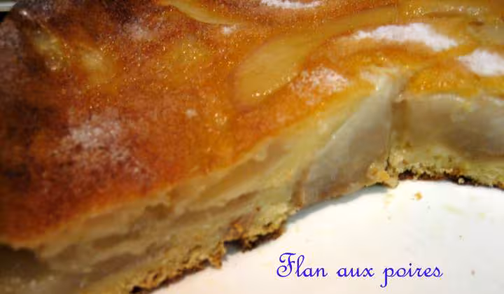 Flan aux poires