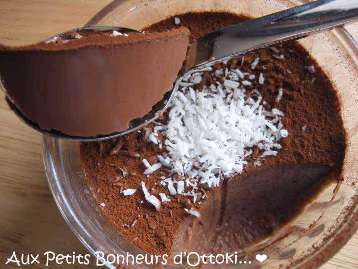 Flans bananou coco choc a l agar agar au tm
