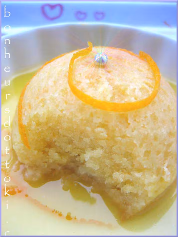 Fondant a l orange comme un baba