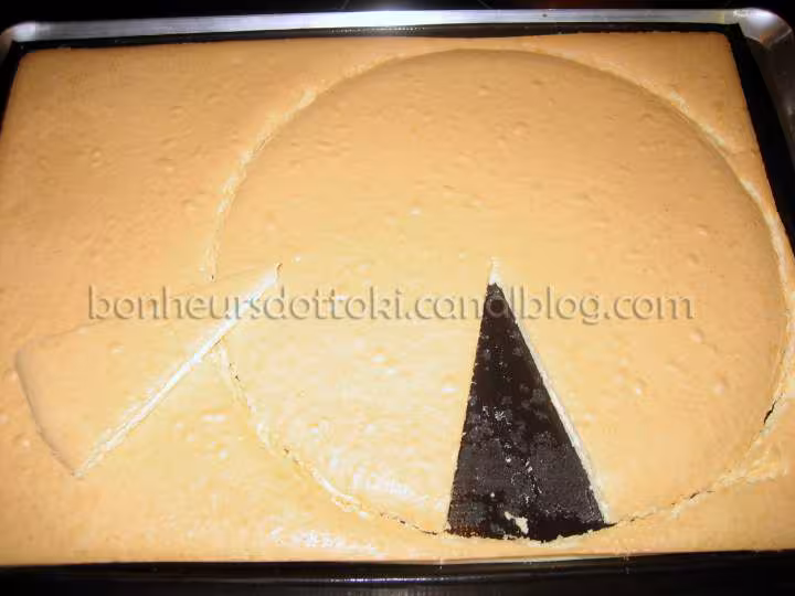 Gateau d anniversaire genoise cuite et a deposer dans le saladier
