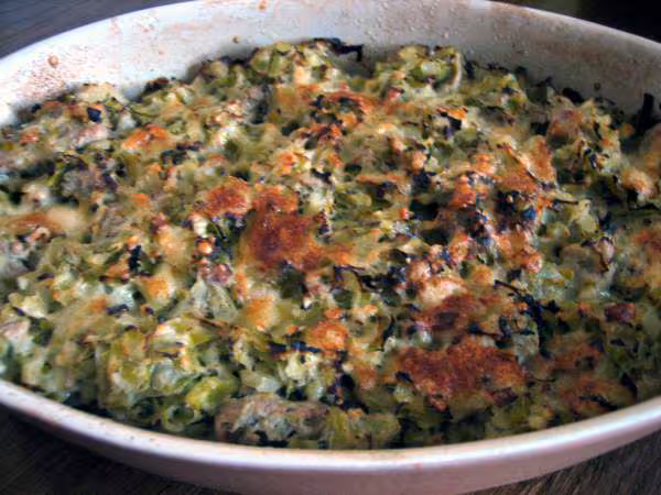 Gratin de porc aux poireaux thermomix