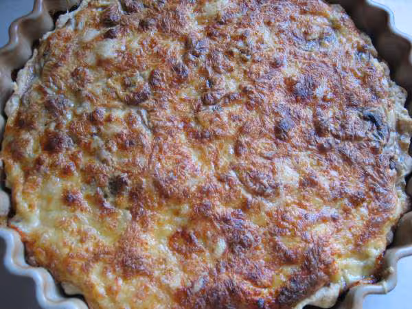 La tarte aux champignons thermomix