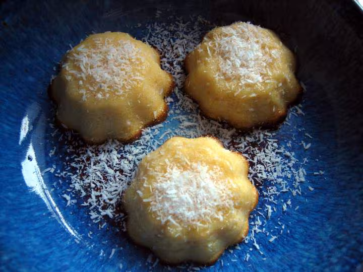 Le flan d ananas tropical moules briochettes