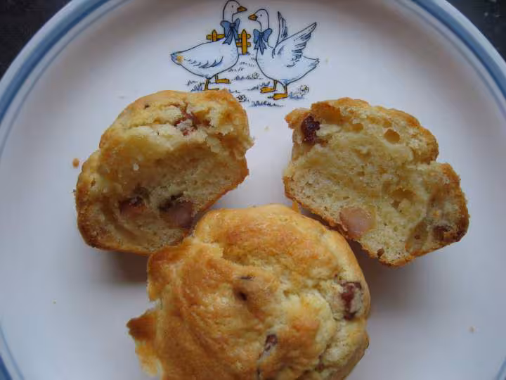 Muffins aux lardons au thermomix