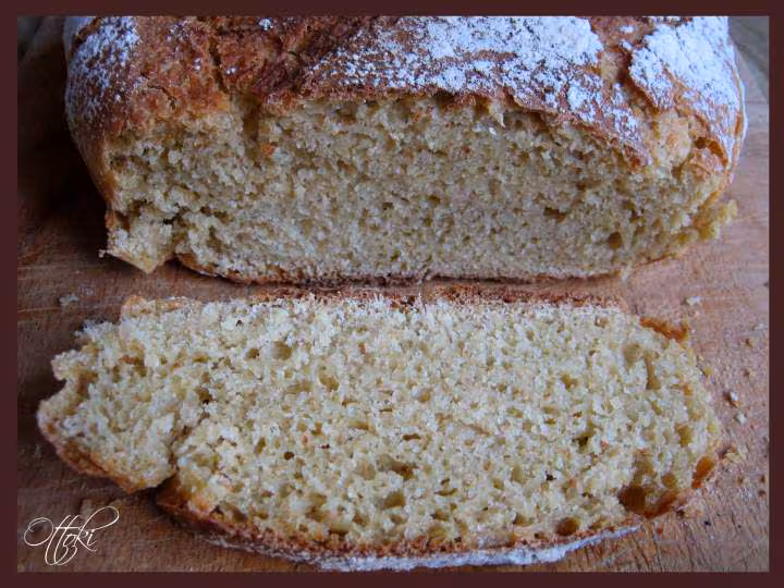 Pain a la farine de mais petri en pana et cuit en cocotte