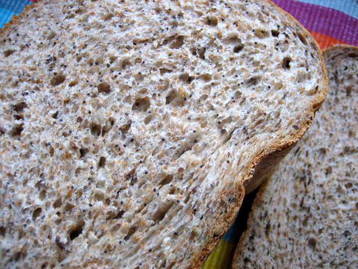 Pain de mie complet aux graines rapide en pana