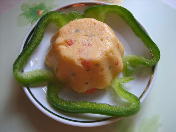 Polenta moelleuse aux poivrons au tm