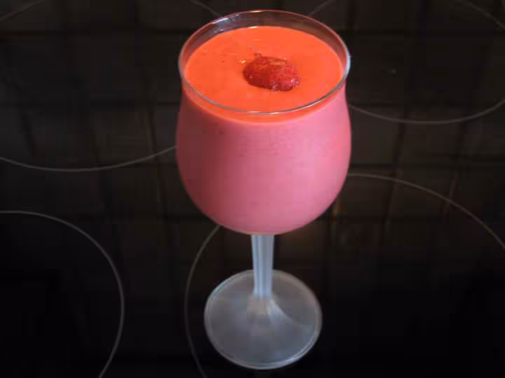 Smoothie du matin banane fruits rouges et vanille au tm