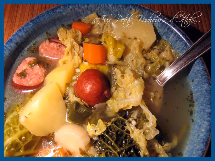 Soupe au chou de la denree en cocotte minute