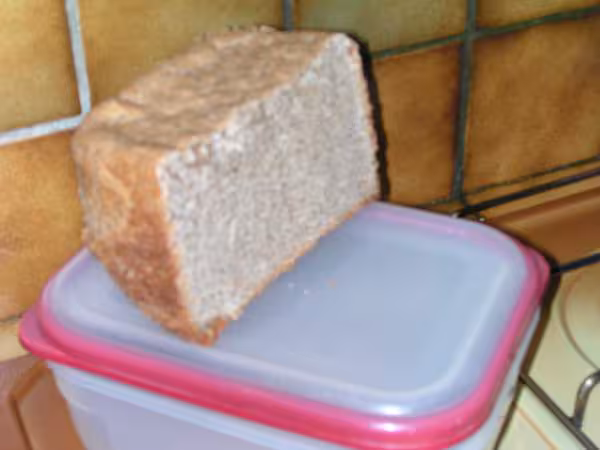 Pain complet realise avec une pate fermentee