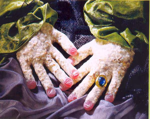 Main de sorcieres en pop corn