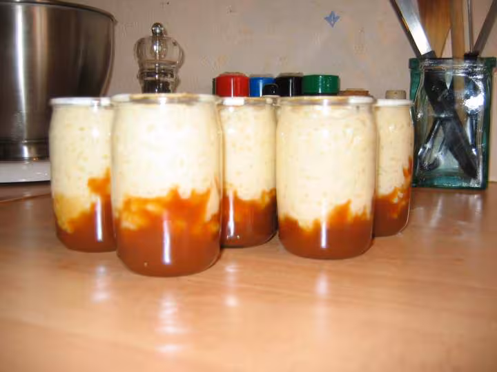 Riz au lait caramel au beurre sale