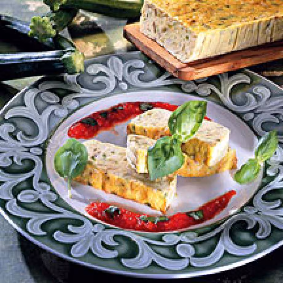 Terrine de courgette au basilic