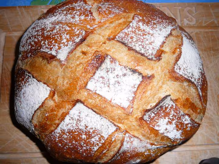 Pain levain cocotte