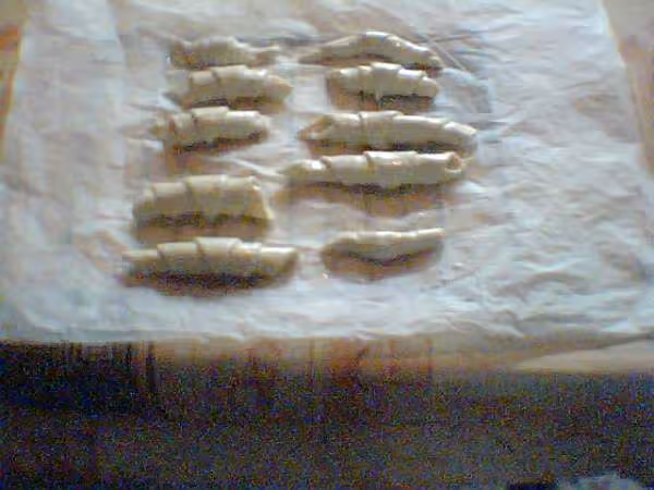 Croissants en levee
