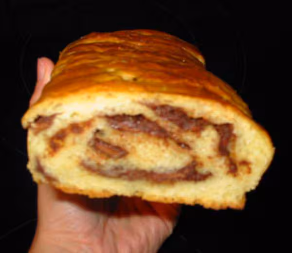 Brioche roulee pralinoise bis