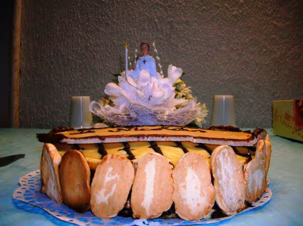 Gateau amande chocolat blanc