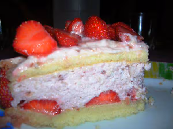 Gateau de l amour version fraise 2