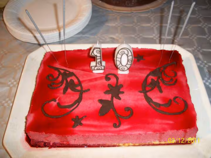 Bavarois a la framboise
