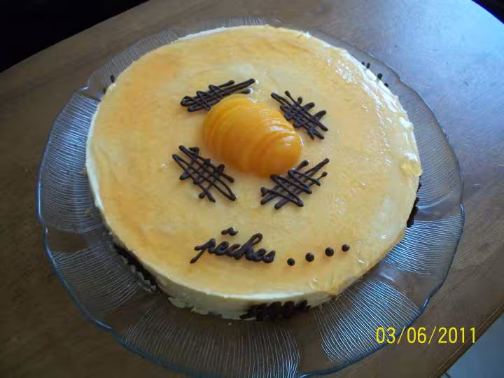 Bavarois a la peche